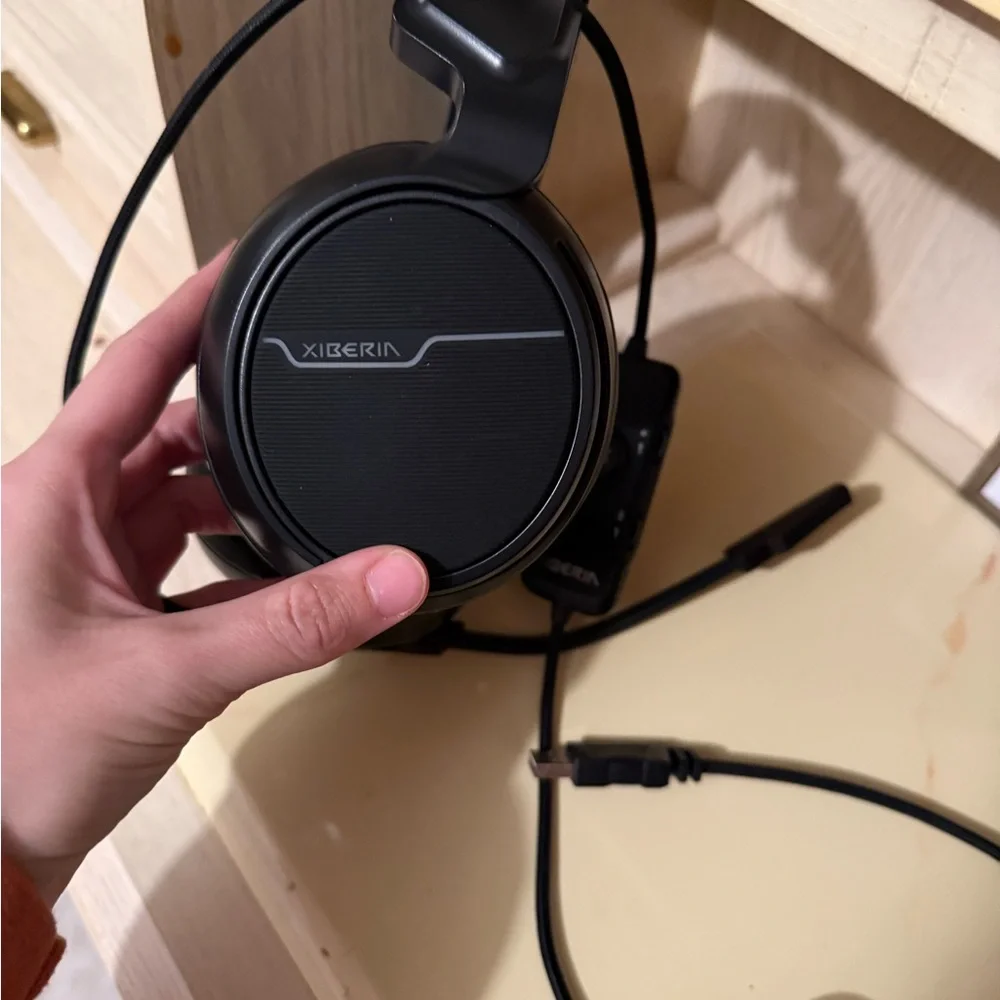 Black Gaming Headset with Microphone